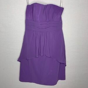 Alfred Angelo Size 2 Bridesmaids Dress Purple